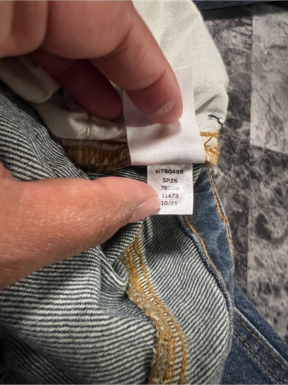 LOFT Rivete Mid‎ Rise Barrel Jeans Echo Wash Cotton Button Fly Crop Size 31 NWT - Picture 9 of 13